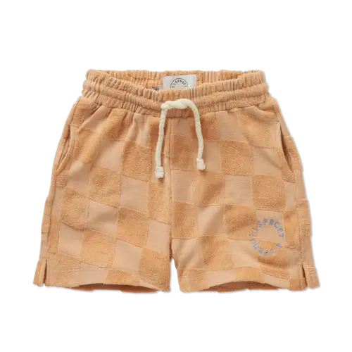 Sproet & Sprout Shorts terry blocks  Nectarine 