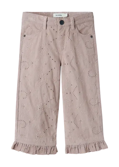 Lil' Atelier Lil 'Atelier Rose Wide Cord Bine Pants Etherea