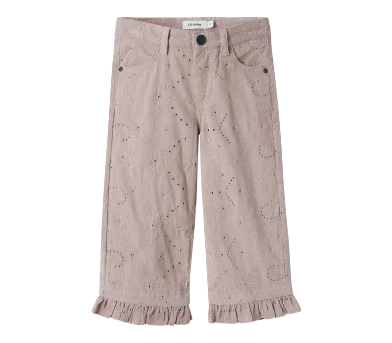 Lil 'Atelier Rose Wide Cord Bine Pants Etherea
