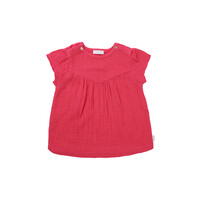Noppies Girls Dress Meade short sleeve Raspberry