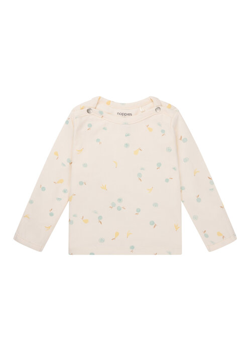 Noppies Noppies Unisex Tee Oran long sleeve Fruit pattern