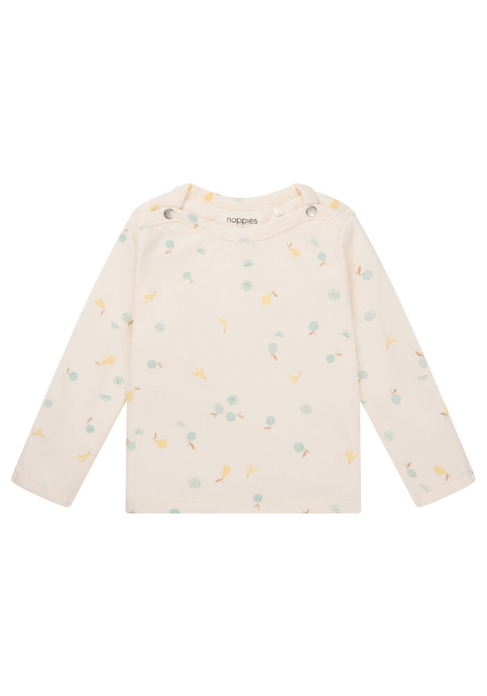 Noppies Unisex Tee Oran long sleeve Fruit pattern