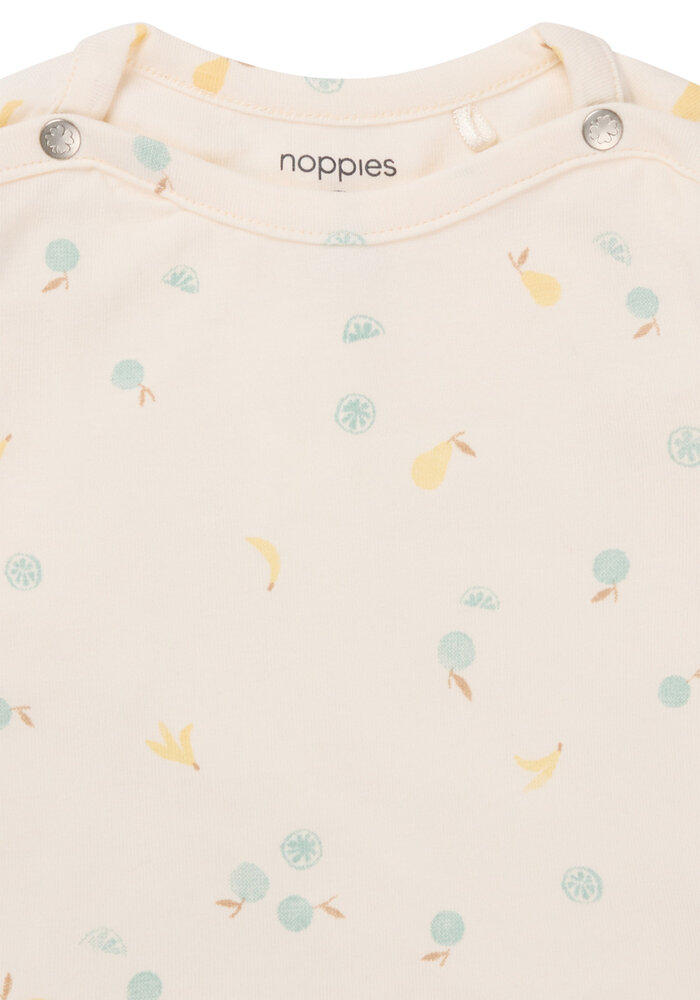 Noppies Unisex Tee Oran long sleeve Fruit pattern