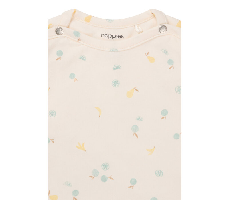 Noppies Unisex Tee Oran long sleeve Fruit pattern