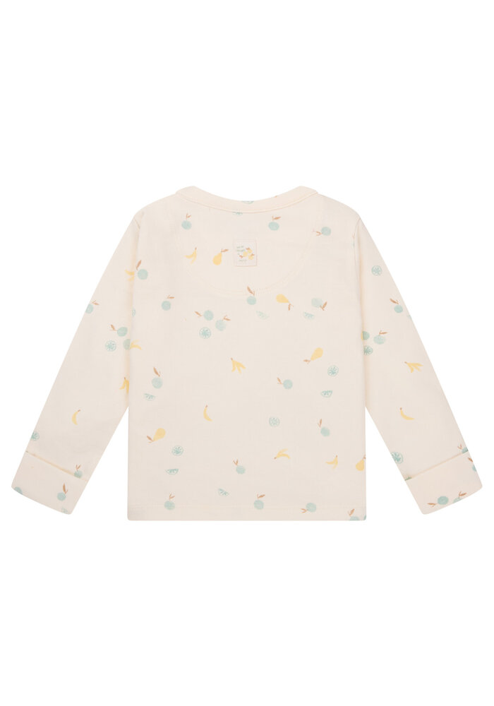 Noppies Unisex Tee Oran long sleeve Fruit pattern