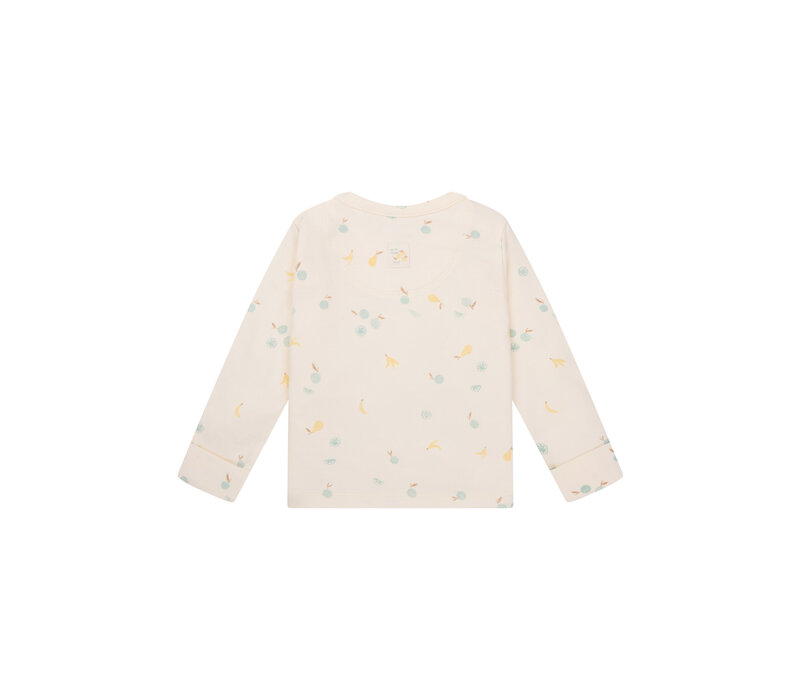 Noppies Unisex Tee Oran long sleeve Fruit pattern