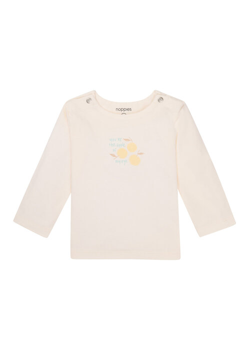 Noppies Noppies Unisex Tee Olney long sleeve Whisper White