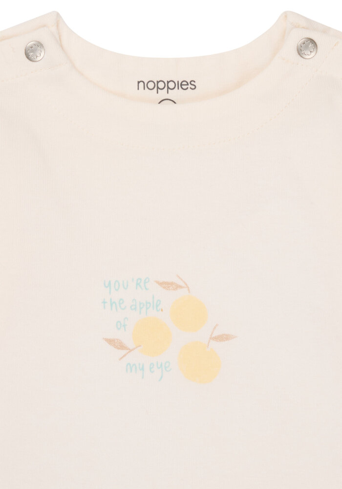 Noppies Unisex Tee Olney long sleeve Whisper White