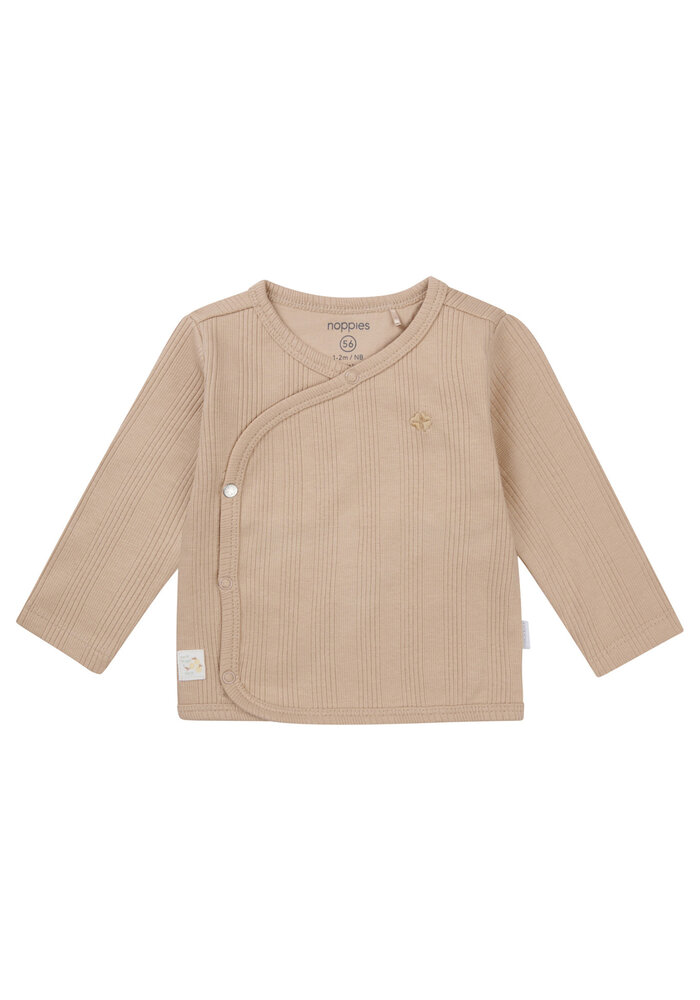 Noppies Unisex Tee Ozark long sleeve Sesame
