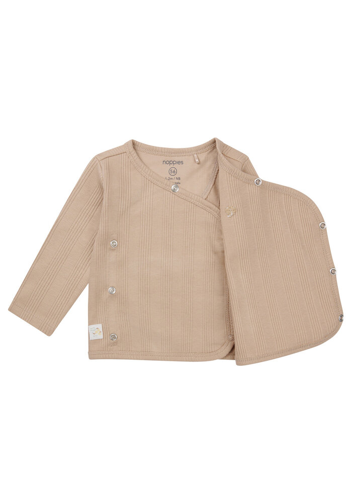 Noppies Unisex Tee Ozark long sleeve Sesame