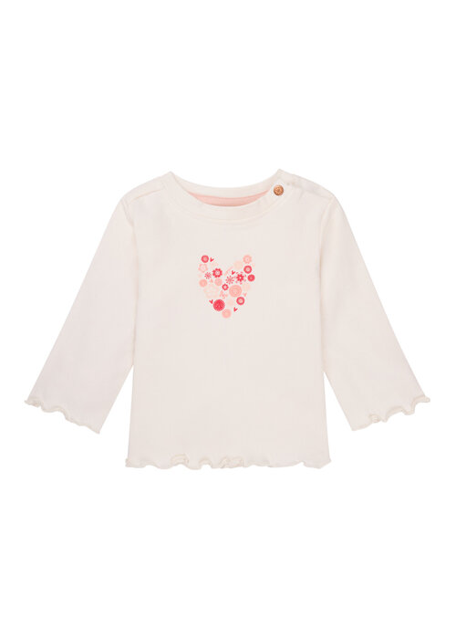 Noppies Noppies Girls Tee Marlow long sleeve Whisper White