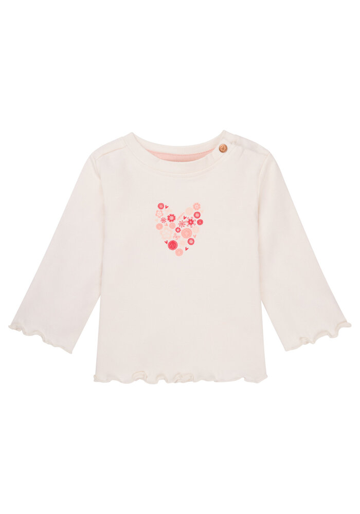 Noppies Girls Tee Marlow long sleeve Whisper White