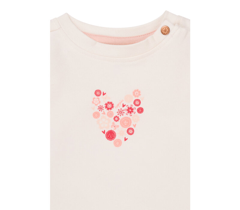 Noppies Girls Tee Marlow long sleeve Whisper White