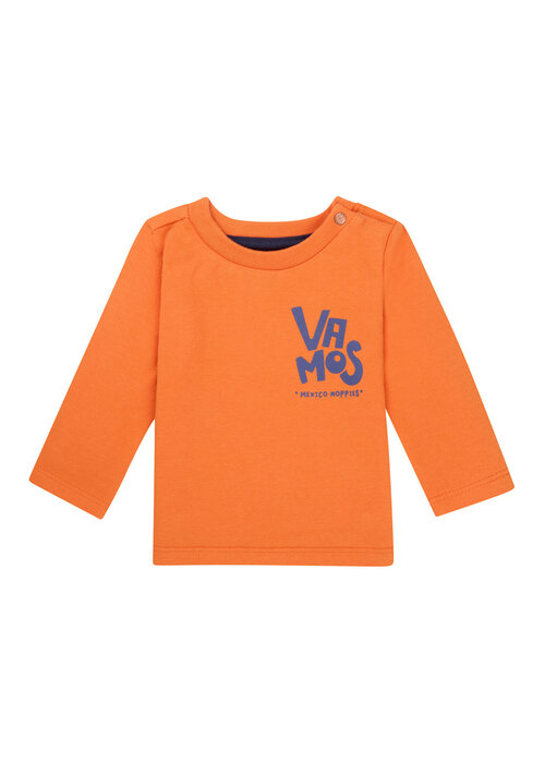 Noppies Noppies Boys Tee Olton long sleeve Jaffa Orange