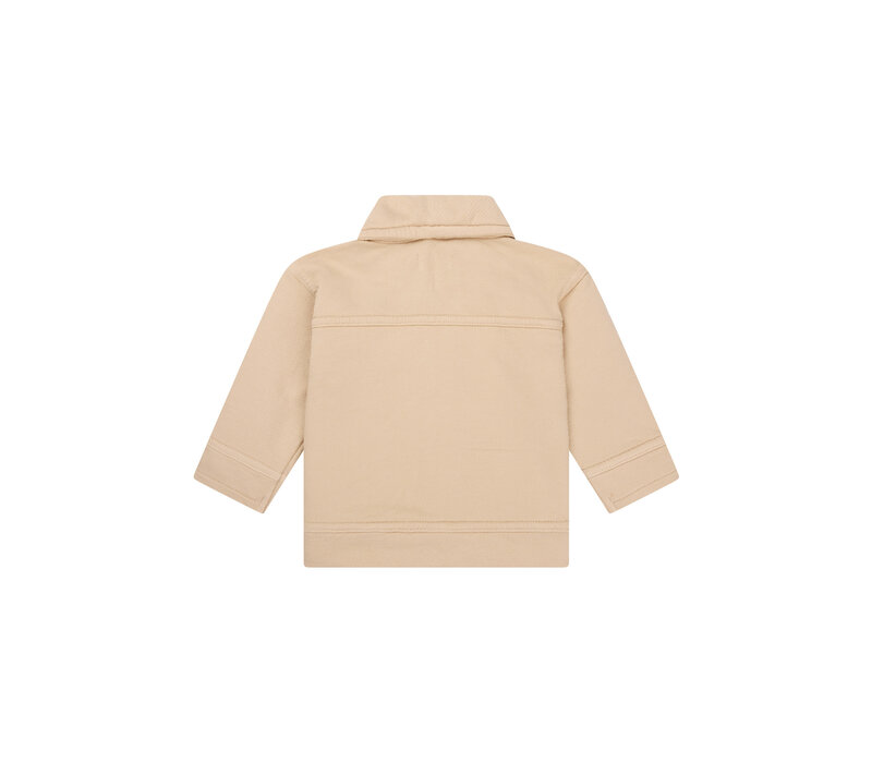 Noppies Boys Cardigan Oakleaf long sleeve Soft Sand