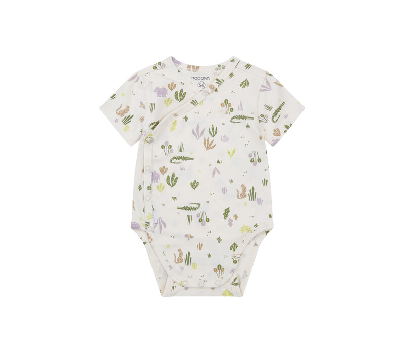Noppies Unisex Adjustable Romper Orofino Animals pattern