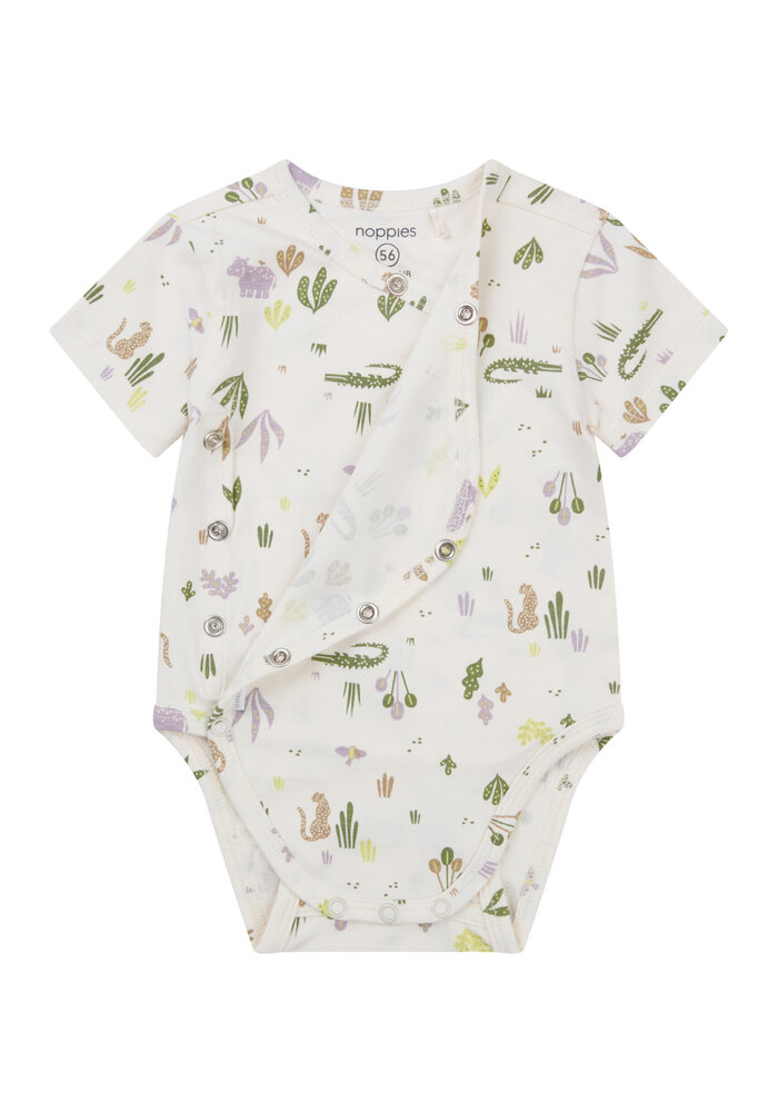 Noppies Unisex Adjustable Romper Orofino Animals pattern