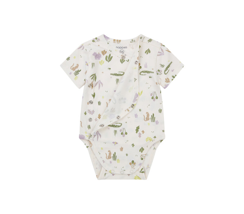 Noppies Unisex Adjustable Romper Orofino Animals pattern