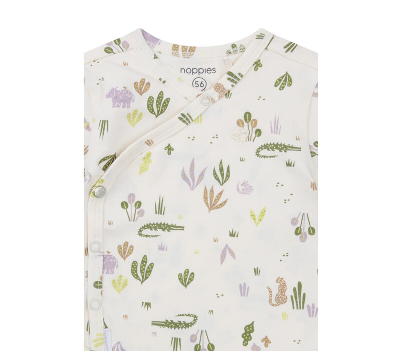 Noppies Unisex Adjustable Romper Orofino Animals pattern
