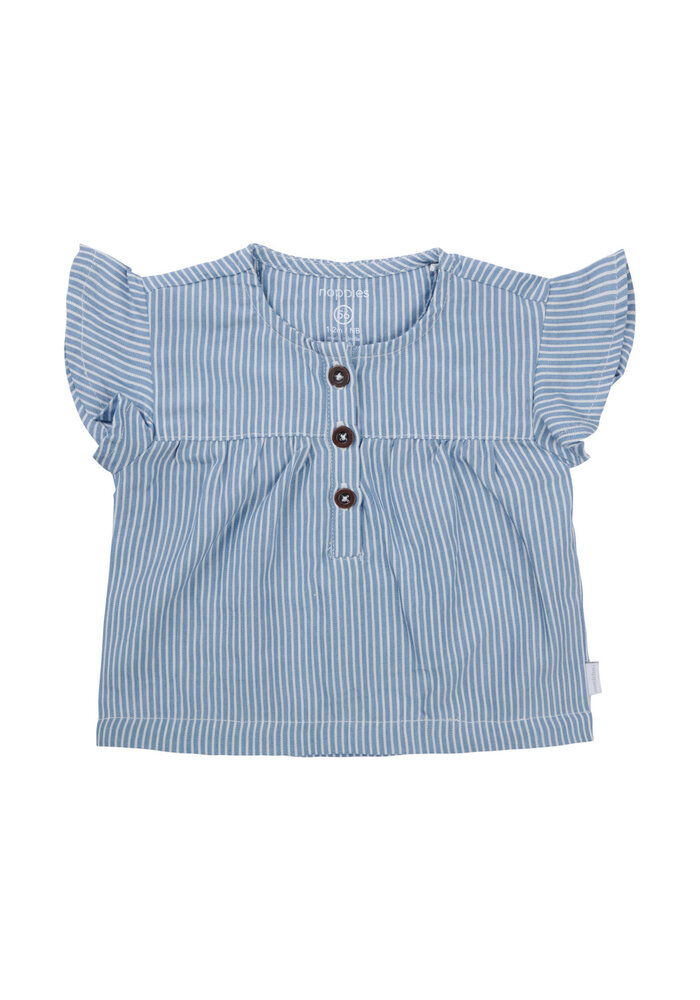 Noppies Girls Top Mafador short sleeve Light Blue