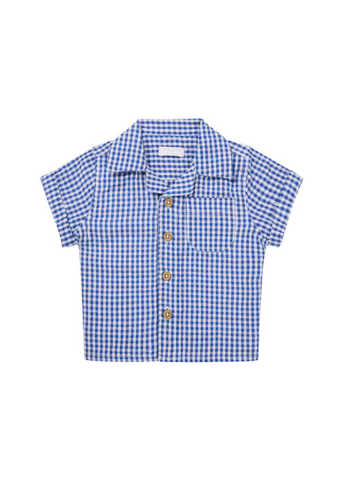Noppies Noppies Boys Shirt Osnabruck short sleeve Check Pattern