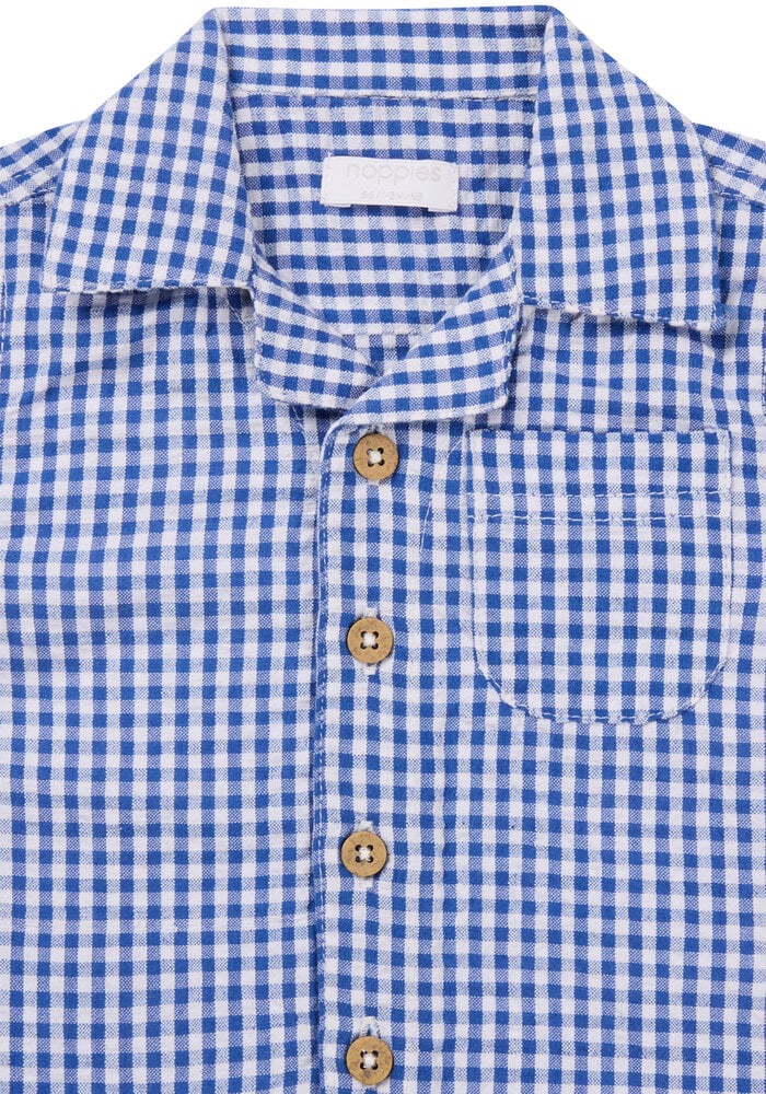 Noppies Boys Shirt Osnabruck short sleeve Check Pattern