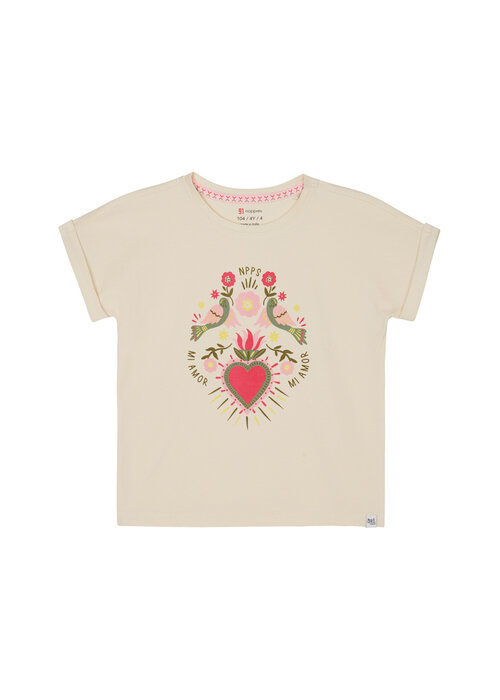 Noppies Noppies Girls Tee Naverre short sleeve Fog