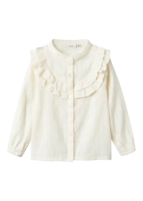 Name it Name It NMFBISHIRT LS SHIRT Cloud Dancer