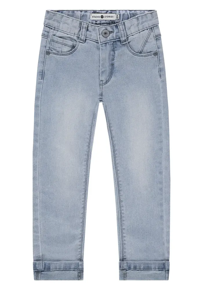 Stains and Stories Boys denim pants light blue denim