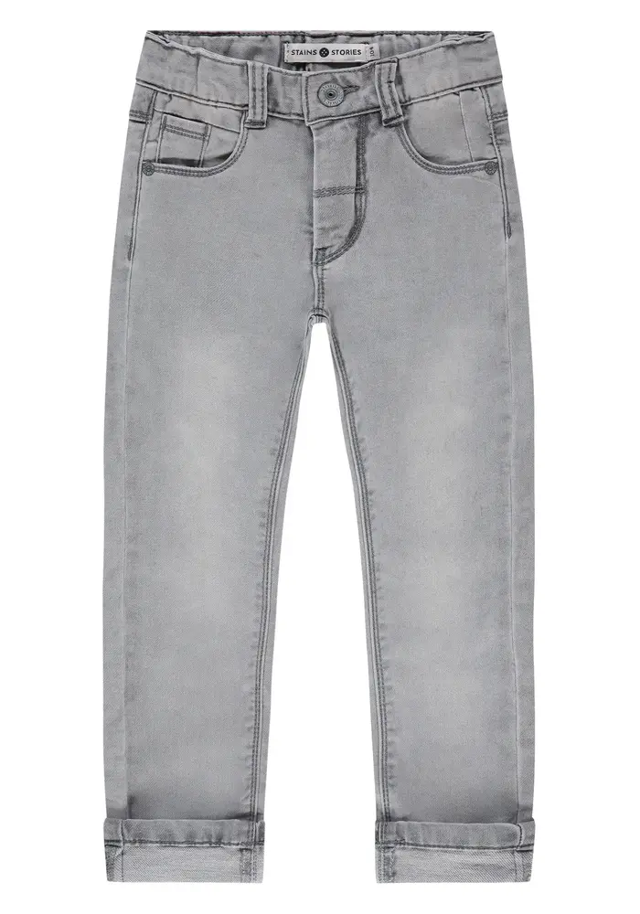 Stains and Stories boys jogg denim grey denim