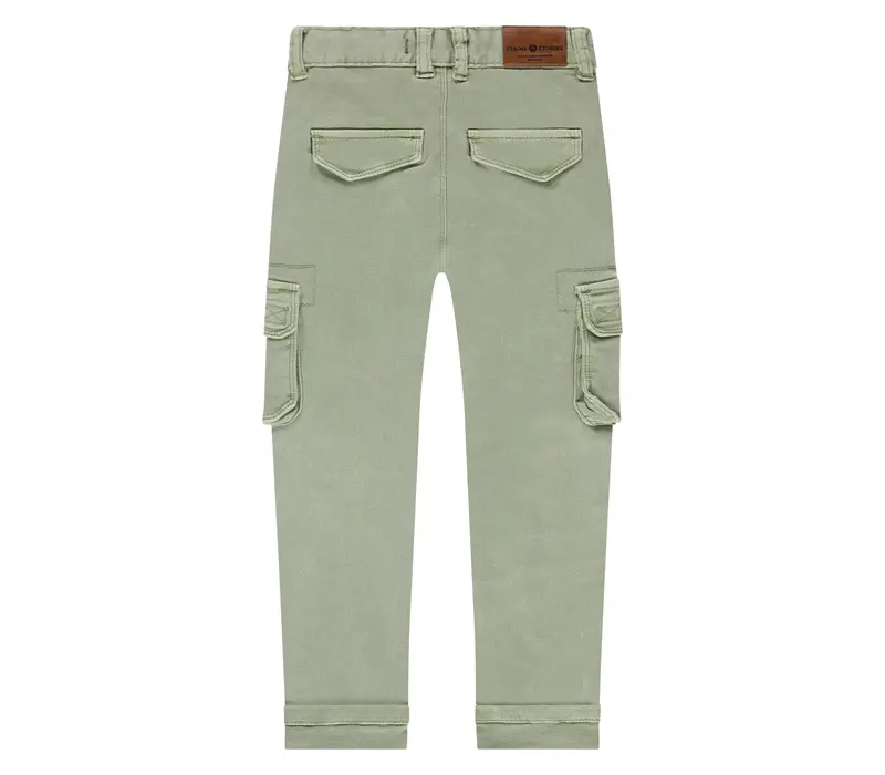 Stains and Stories boys pants pistachio