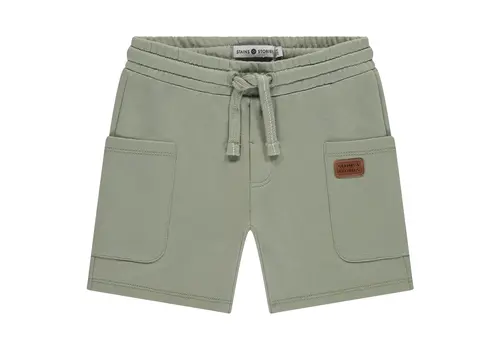 STAINS AND STORIES Stains and Stories boys sweat short pistachio