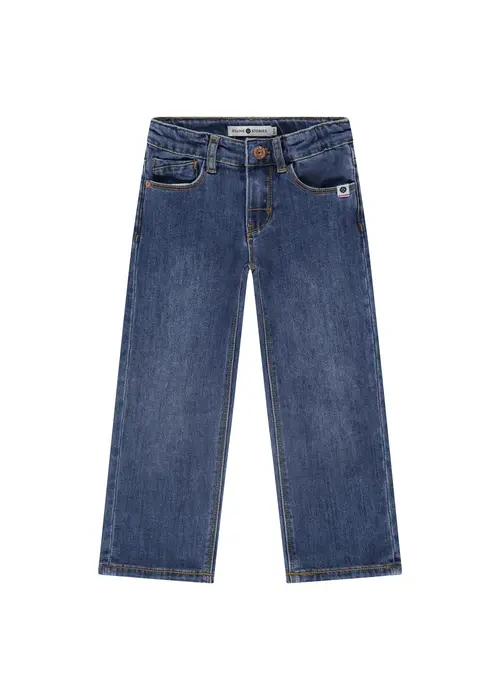 STAINS AND STORIES Stains and Stories girls denim wide leg dark blue denim
