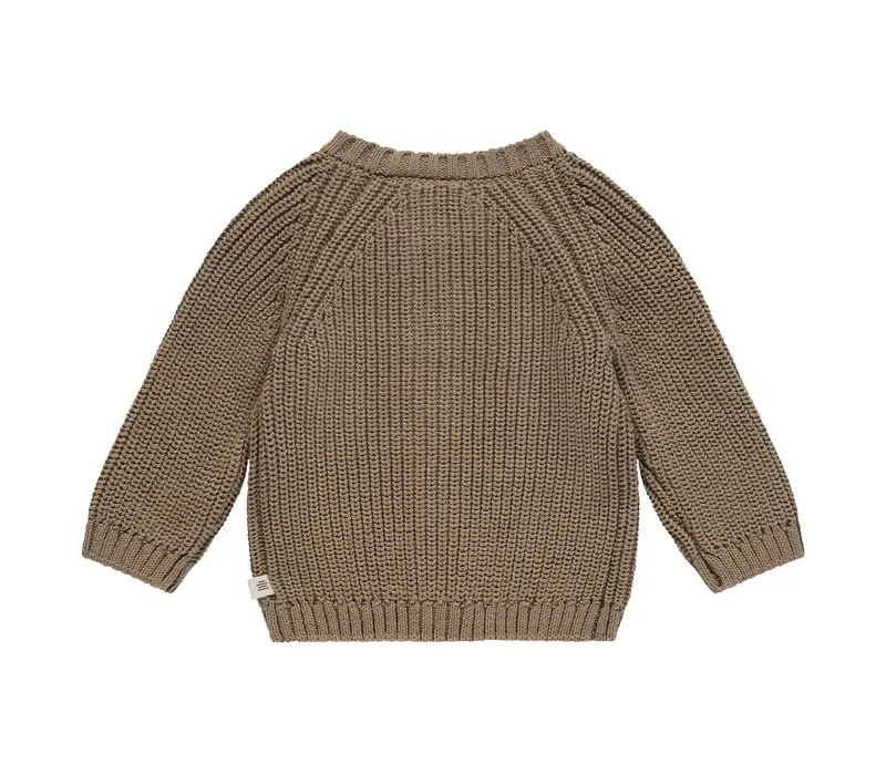 A Tiny Story baby cardigan caramel