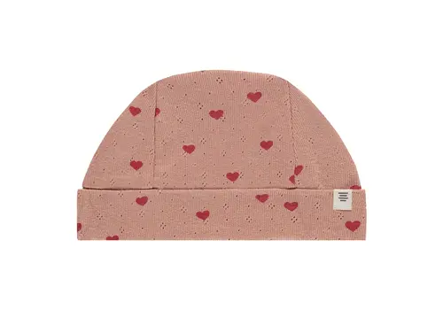 A TINY STORY A Tiny Story baby hat dusty coral