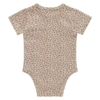 A Tiny Story baby romper shortsleeve dusty coral