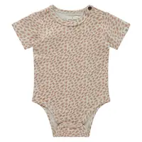 A Tiny Story baby romper shortsleeve dusty coral