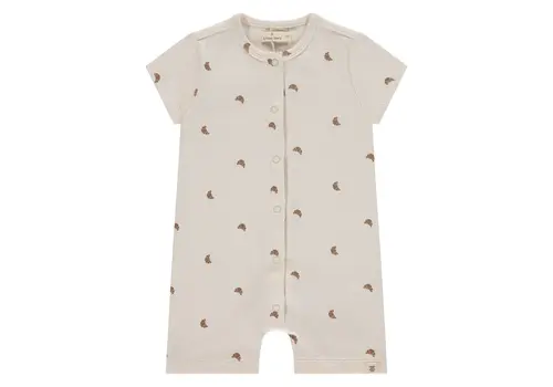 A TINY STORY A Tiny Story baby suit shortsleeve pearl