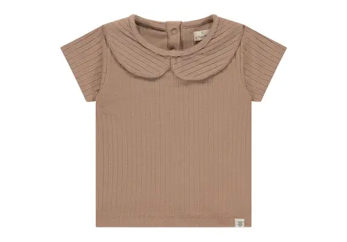 A TINY STORY A Tiny Story baby t shirt shortsleeve dusty coral