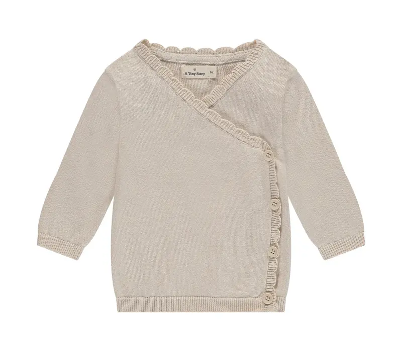 A Tiny Story baby t shirt long sleeve pearl