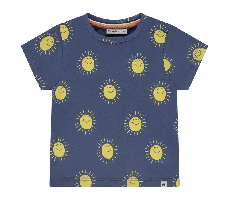 Babyface baby boys t-shirt short sleeve blue