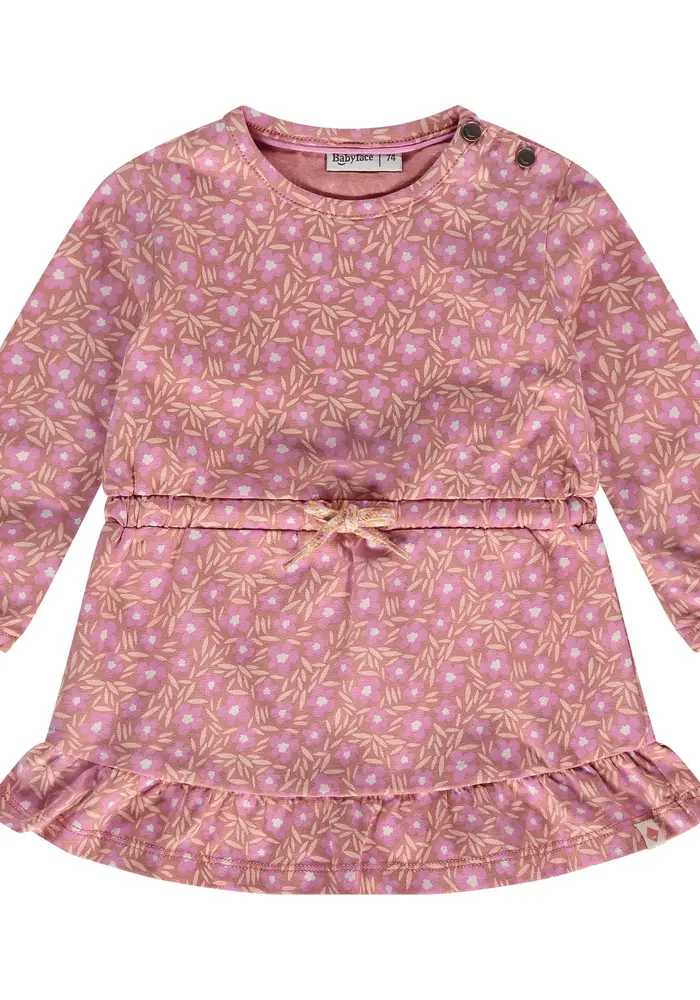 Babyface baby girls dress long sleeve lemonade