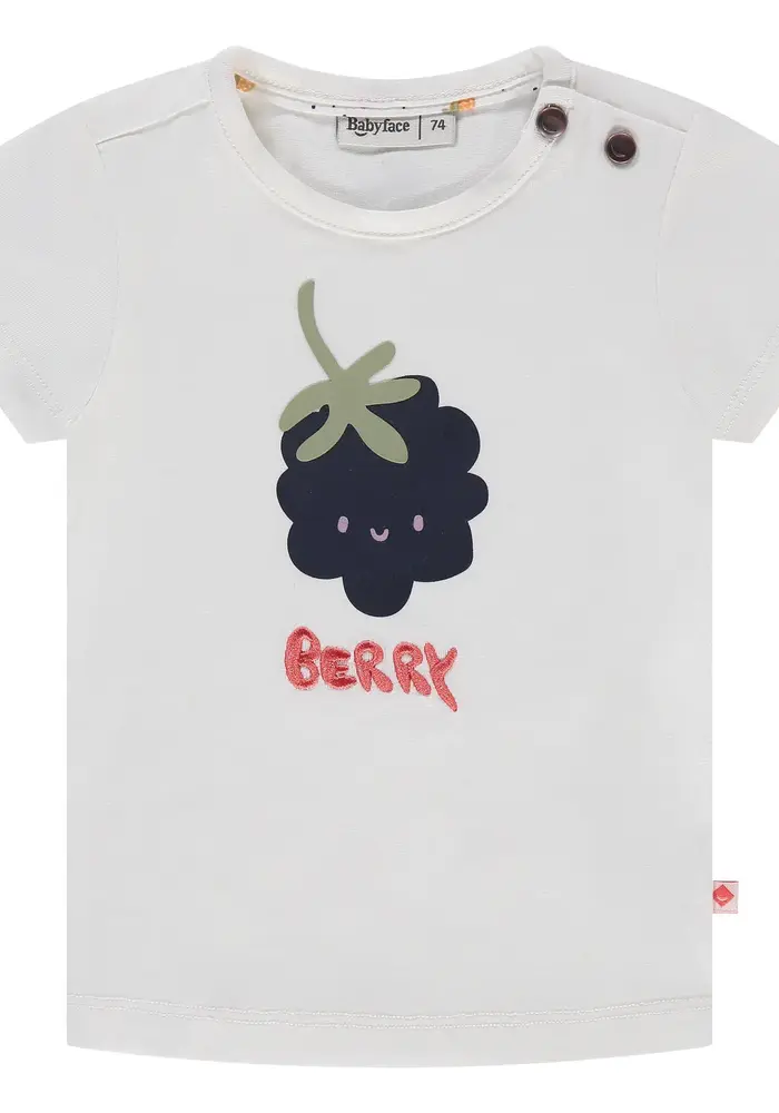 Babyface baby girls t-shirt short sleeve ivory c