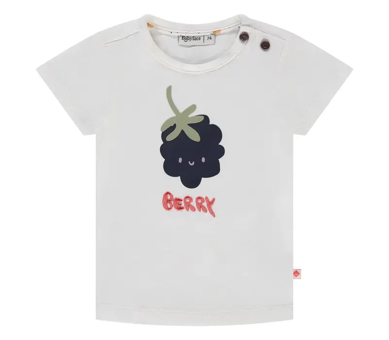 Babyface baby girls t-shirt short sleeve ivory c