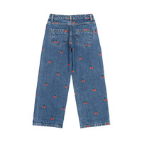 The New TNNatalia Wide Jeans Medium Blue Denim EMB