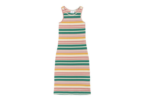 The New The New TNOhara S_L Rib Dress Multi Striped The New The New TNOhara S_L Rib Dress Multi Striped
