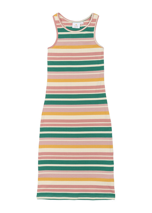 The New The New TNOhara S_L Rib Dress Multi Striped