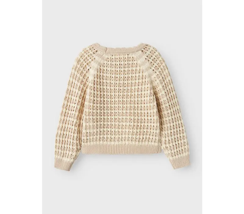 Lil'Atelier NMFBOA LS KNIT LIL Turtledove/GRAY MORN