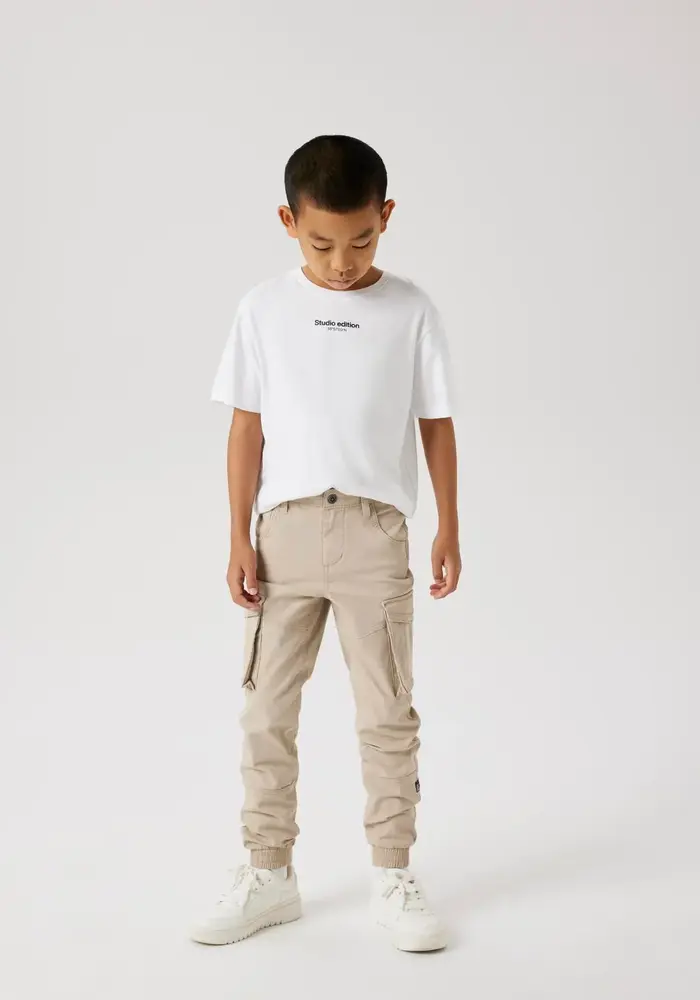Name it NKMRYAN CARGO R TWI PANT 2222-BA NOOS Oxford Tan