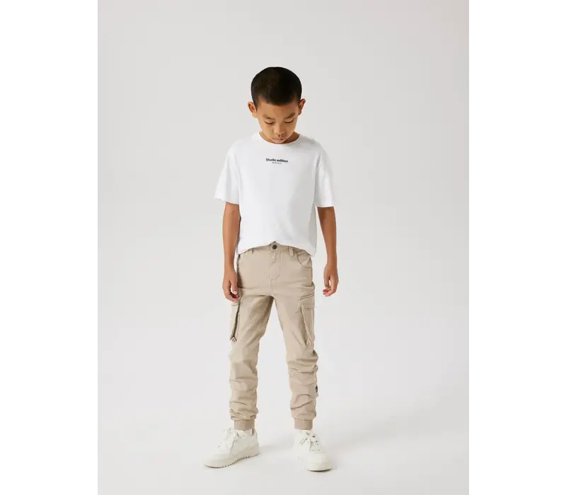 Name it NKMRYAN CARGO R TWI PANT 2222-BA NOOS Oxford Tan